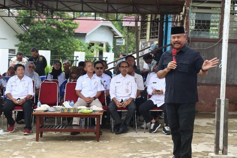 Bupati Kukar, Edi Damansyah pada Peresmian Kantor Lurah Bukit biru (Adv/ruteberita).