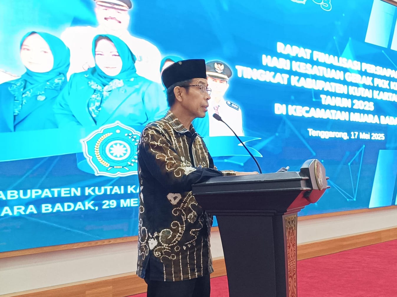 Camat Muara Badak Kabupaten Kutai Kartanegara, Arfan (Adv/Ruteberita).