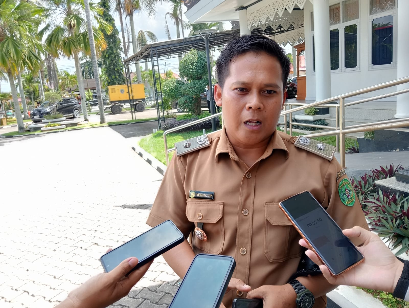 Kades Lebak Cilong Muara Wis, Humaidi (Adv/Ruteberita).