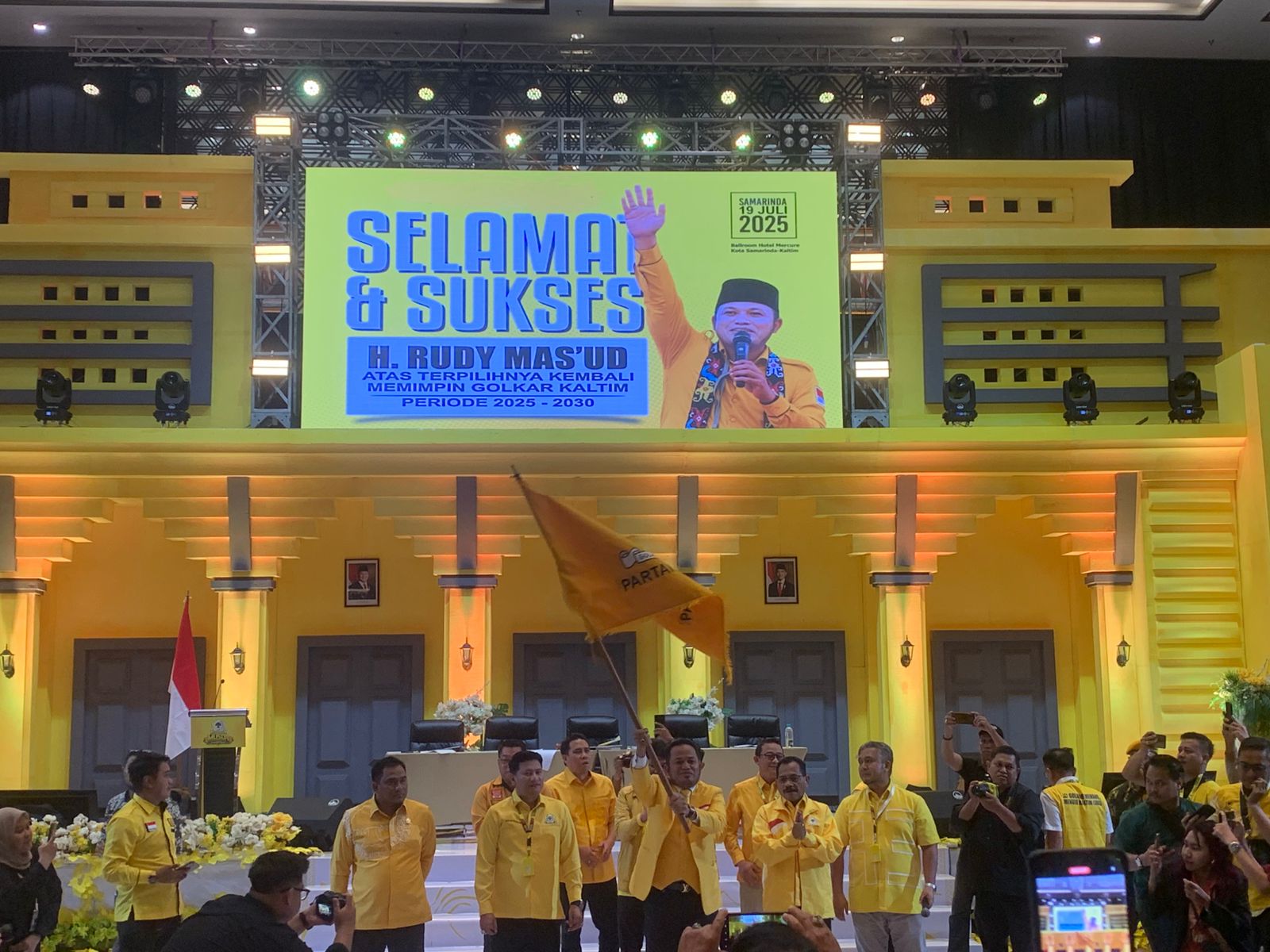 Rudy Mas'ud Kembali Pimpin DPP Golkar Kaltim Periode 2025-2030 (Foto: Alam/Ruteberita)